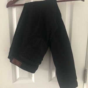 Hollister ripped black jeans size 9